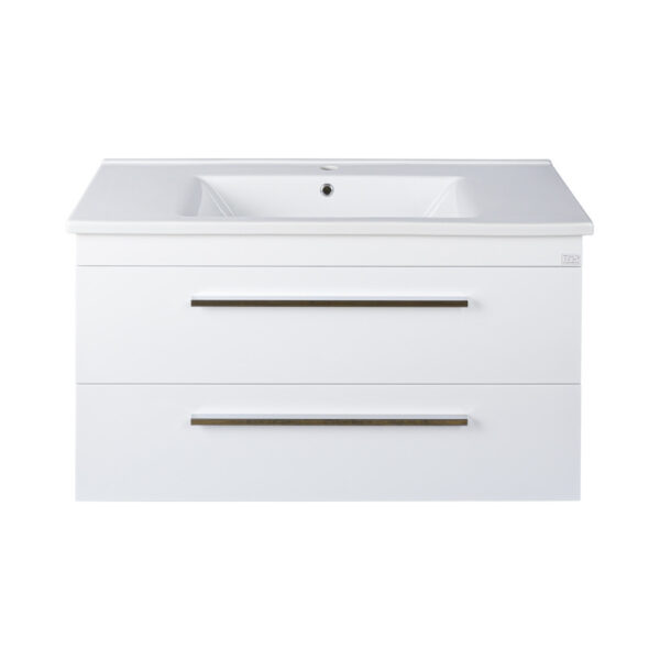 TMP VIVA 100 fali fürdőszobabútor - Sanovit ATRIA 9100 porcelán mosdóval - 101 x 46 cm