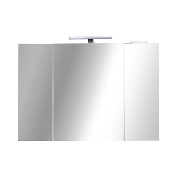 Piramida AKVA Tükrös fürdőszobai szekrény - LED világítással - 100 x 69 x15cm