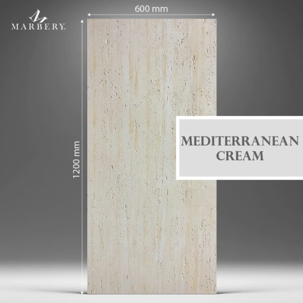 Flexible stone, mészkő hatású, Travertino - Mediterranean Cream