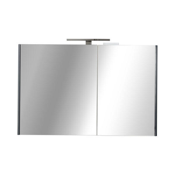 TMP SHARP - FEKETE - Tükrös fürdőszobai szekrény - 100 cm