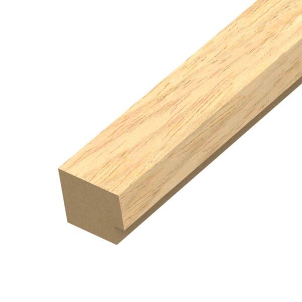 Záróelem akusztikus falpanelhez, MDF, 300x2,8 cm - Vanilla Oak