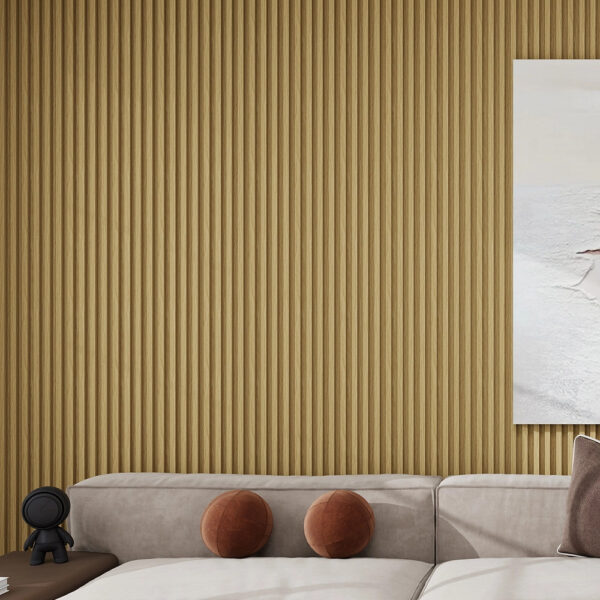 Lamella, fa hatású, WPC, 280x16,8 cm - Honey Oak