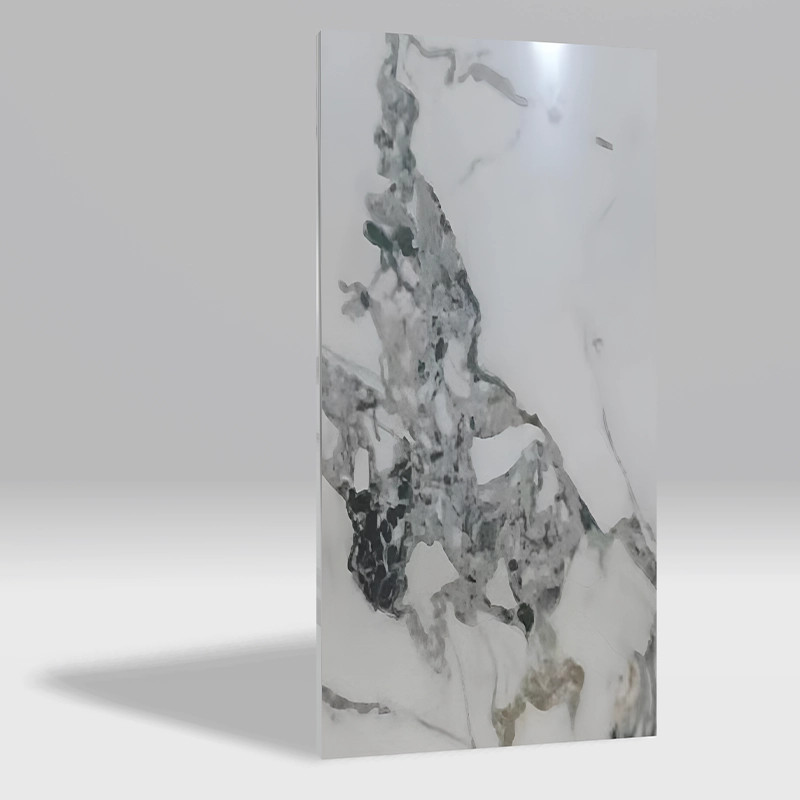 Falpanel, márvány mintával, PVC, 120x60 cm, 8 db-os csomag - Laukaa - Image 3