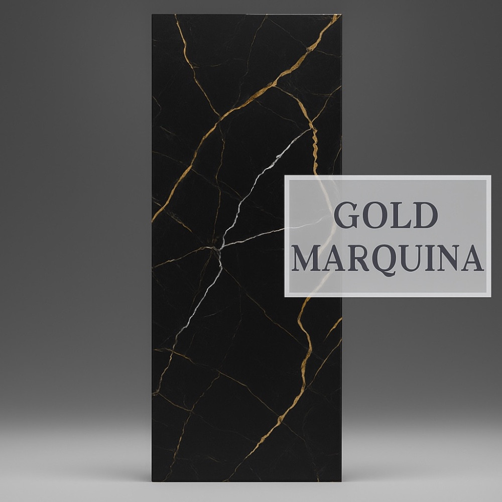 Falpanel, márvány mintával, PVC, 280x120 cm - Gold Marquina