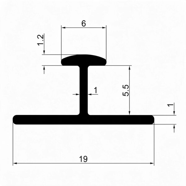 Alumínium H-profil 4-5 mm falpanelhez, 3000 mm - Arany
