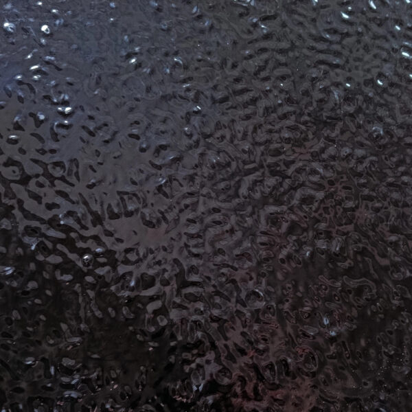 Falpanel, fém hatású, bambuszrost, 280x122 cm - Black Metal Wave