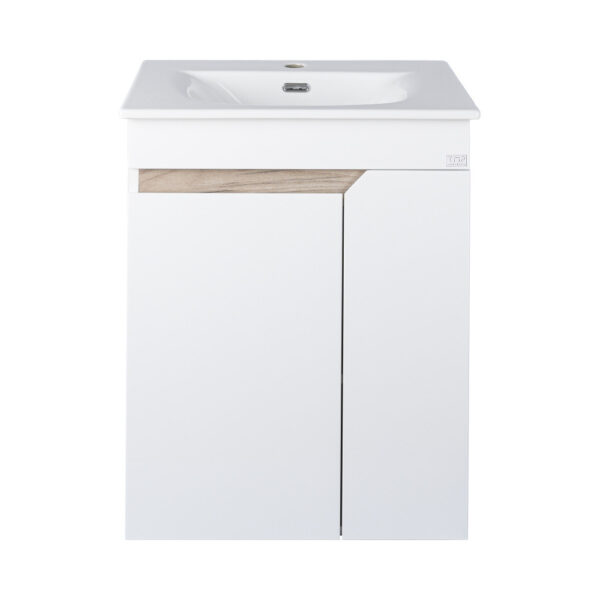 TMP VISION LONG 60 fali függesztett fürdőszobai bútor - SKY E-8099-60 mosdóval- 61 x 46 x 74 cm