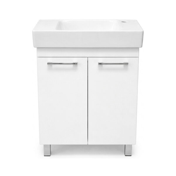 VivaStyle PANEL- KMT 60 lábon álló fürdőszobabútor CeraStyle SHARP -JOBB CSAPLYUKAS mosdóval 60x30cm