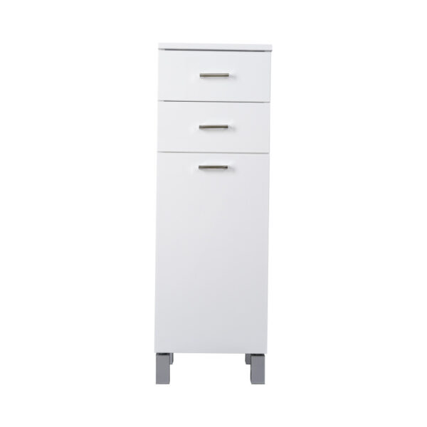 Viva STYLE fürdőszobai ÁLLÓSZEKRÉNY 100 szennyestartós - 2 fiók - 33 x 33 x 100 cm